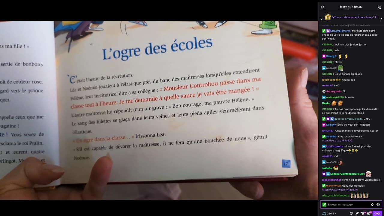 2023-03-13 (5bis) - Épilogue, lecture d'histoires - Twitch Triskelina (version avec chat)