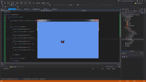 Keyboard Class and Hero Movement - game dev tutorial - Pt 2 - C# Monogame