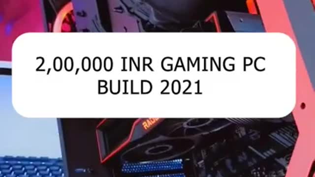 200000 Rupees Gaming PC build in 2021 #shorts #tech #gaming