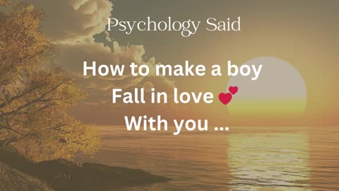 How to make some one fall in love with you