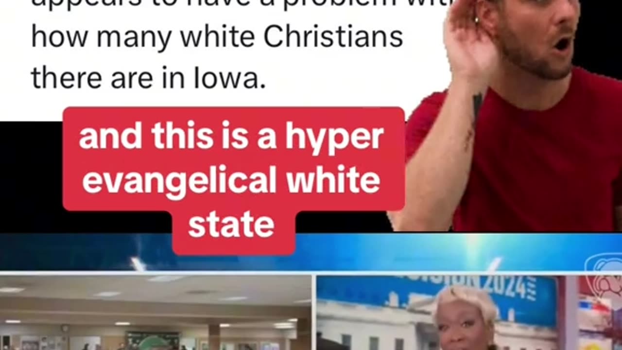 Joy Reid “Iowa is too White”