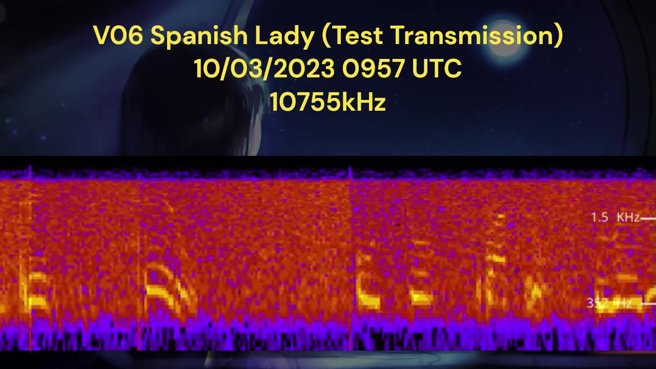 V06 Spanish Lady 10/03/2023 0957 UTC 10755kHz