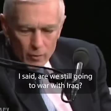 Wesley Clark Do you remember this what he said?