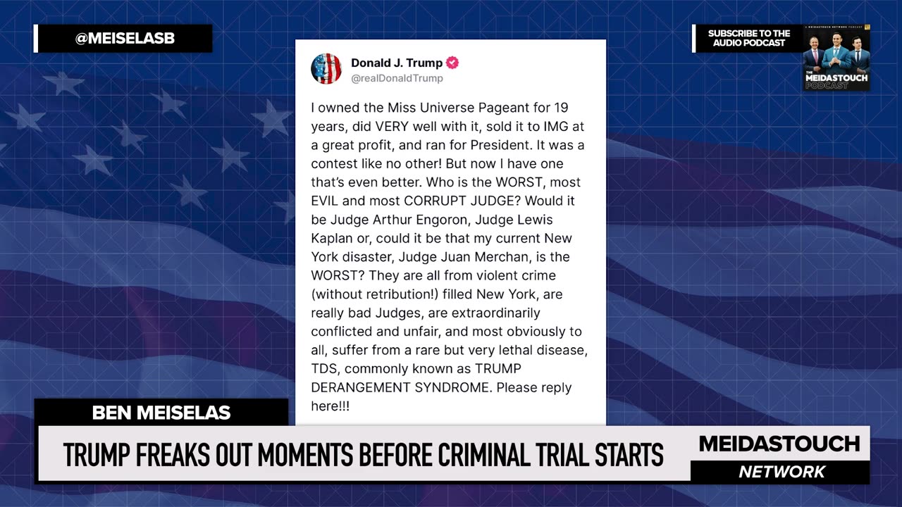Trump FREAKS OUT Moments Before CRIMINAL TRIAL Starts