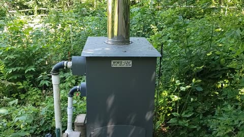 Wood fired pool heater