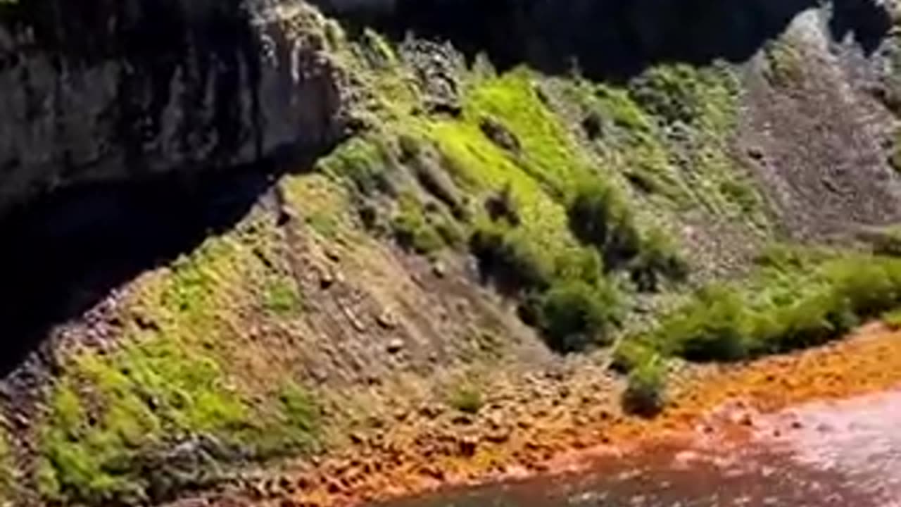 Agrio waterfall in Argentina.