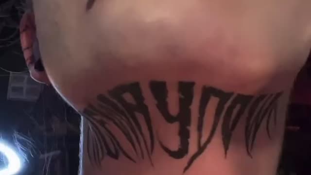 Throat tattoo