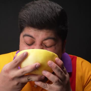 Eating Challenge | ASMR || eating peach, grapes, apple, cantalopue | | Eddy ASMR