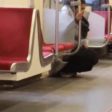 Immigrant Pisses on Public Transit in Canada.