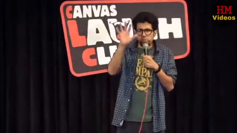 Canvas laughing club. Best stand up comedy by Abhishek upmanyu