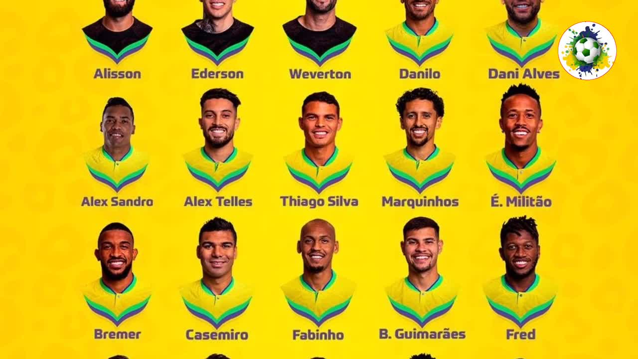 ব্রাজিলের কাতার বিশ্বকাপ দল || Brazil World Cup Final squad 2022 || Football Bangla