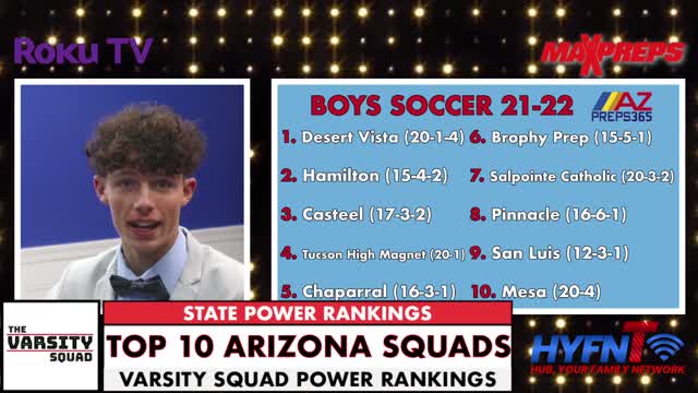 The Varsity Squad Show 11/16/22 AZ TOP TEN HS TEAMS!!