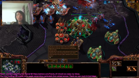 starcraft2 zvp on hecate got mauled by protoss air units again :'( :'(