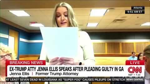 Former Trump campaign lawyer Jenna Ellis has tearfully pleaded guilty in the Georgia election case