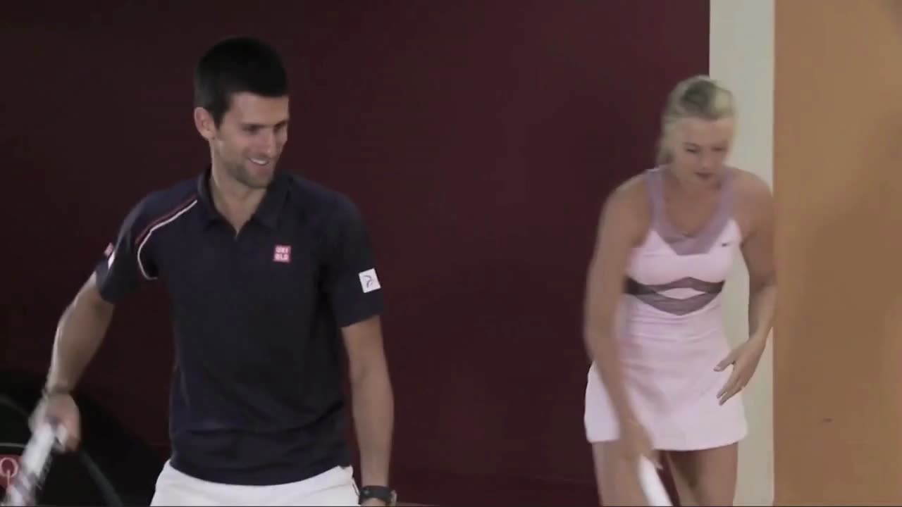 Djokovic vs. Sharapova / The Challenge