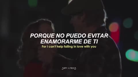 Elvis Presley - Can't Help Falling In Love (letra/lyrics)