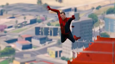 Gta 5-Michael become Spiderman