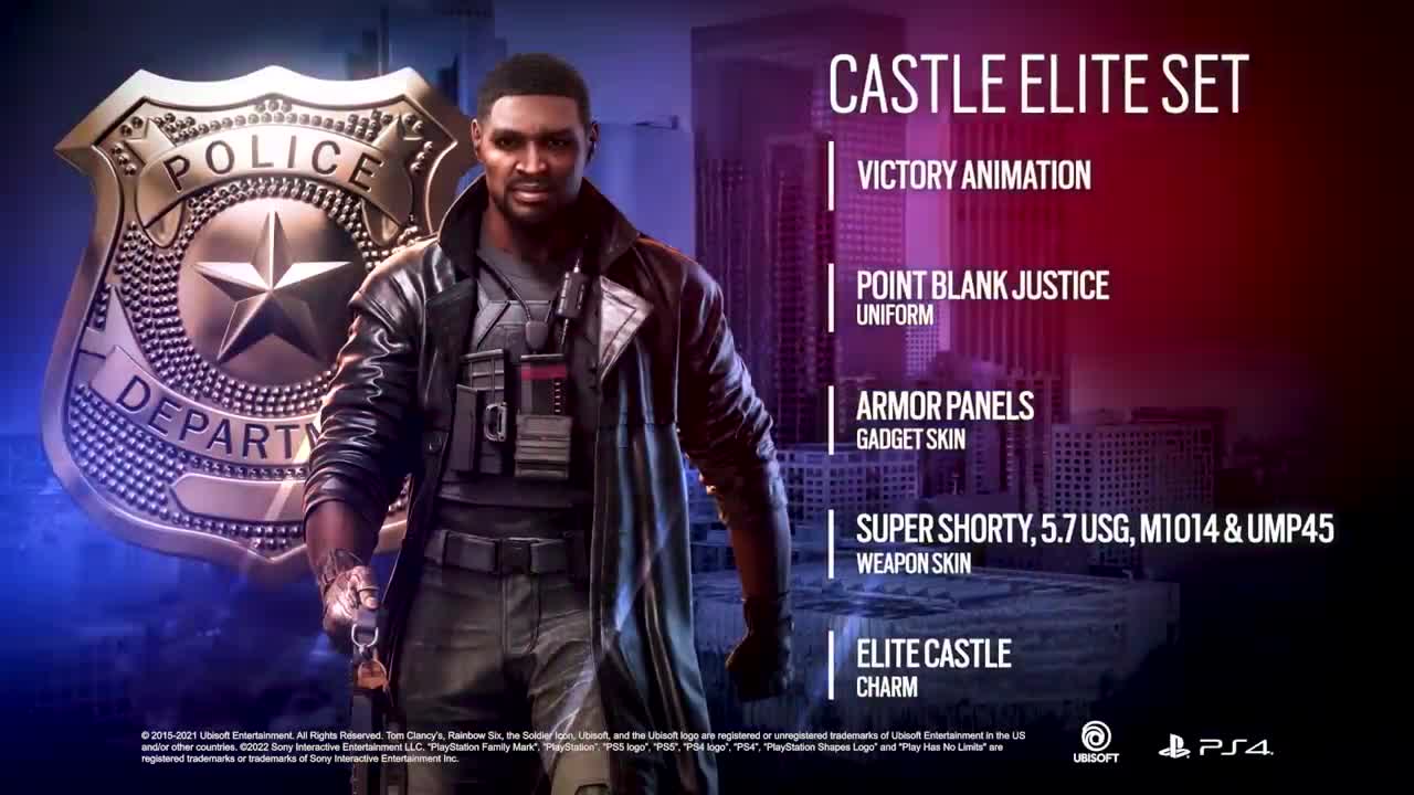 Tom Clancy’s Rainbow Six Siege - Castle Elite Trailer PS4 Games