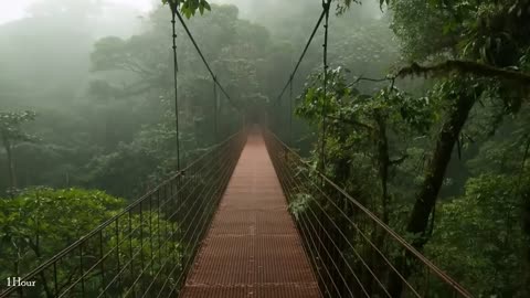 Calming and relaxing 1hr rain and thunder video