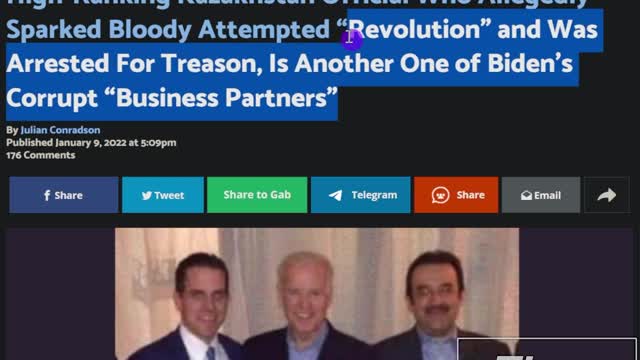 Kazakhstanian Traitor Has Ties To The Bidens