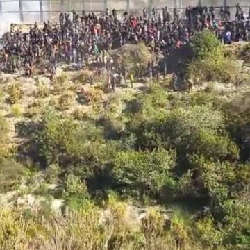 Migrants Rush Border Wall In Attempt To Gain Asylum/Work… In Spain
