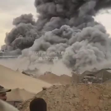 Israeli army blows up and destroys the parliament building in Gaza