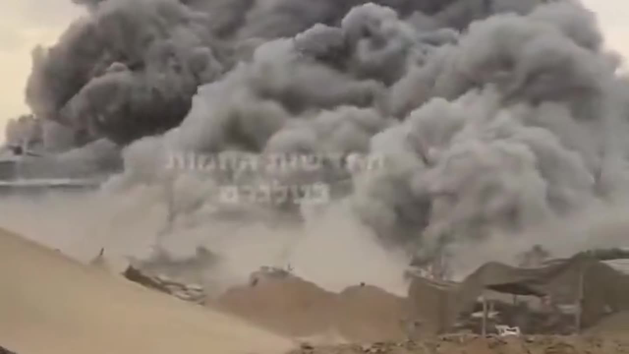 Israeli army blows up and destroys the parliament building in Gaza