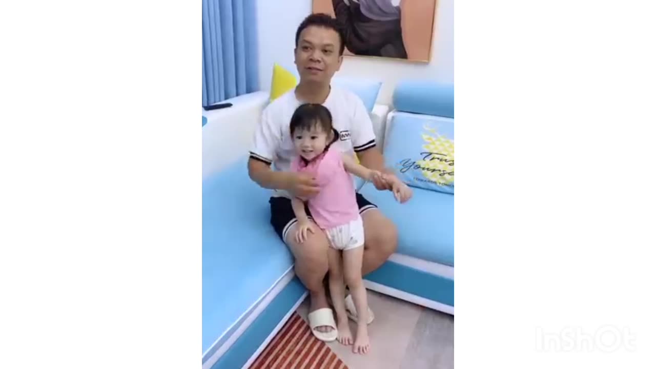 Funny father daughter