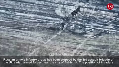 Watching the arrival of Russian infantry, Ukrainian troops open fire at approaching invaders!