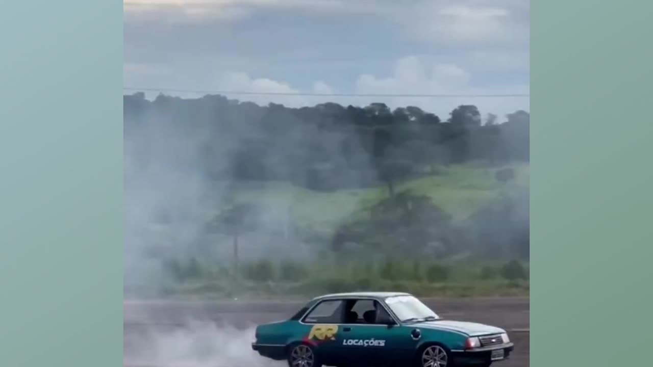 Chevete having rear-wheel drive tested on a Drift track