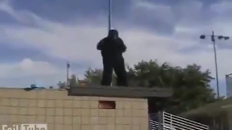Monkey Man Misses Swanton Bomb