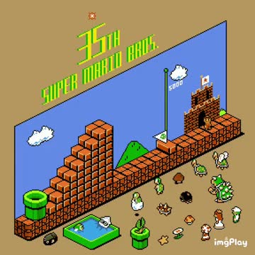 3D Super Mario Bros Gif 👾