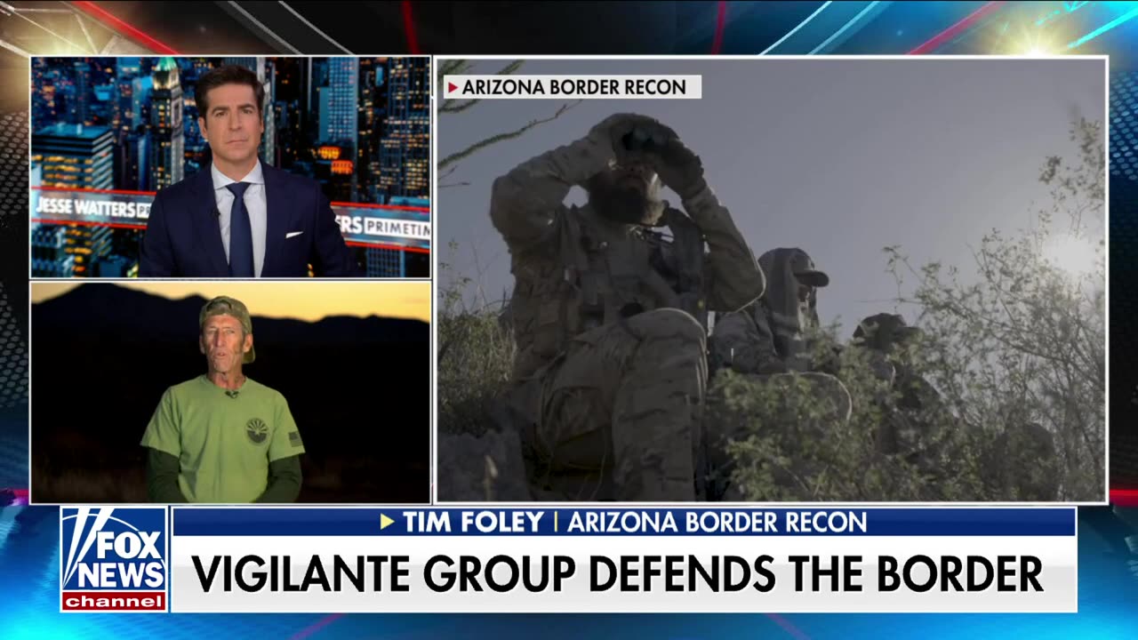 Armed vigilante group patrols US side of southern border