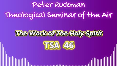 The Work of The Holy Spirit