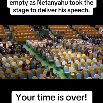 UN Delegates Walk Out of Netanyahu's Address to the General Assembly