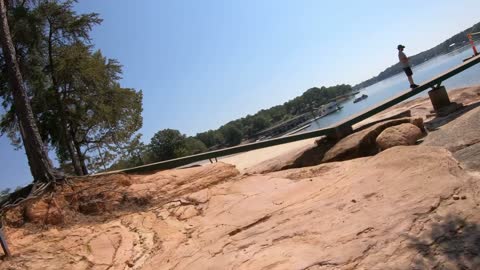 Duncan bridge cruise on Smith lake