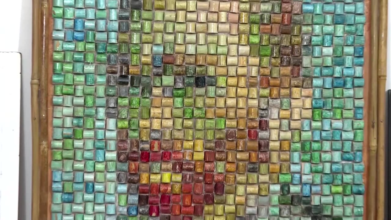 Iraqi artist uses discarded materials to create sustainable works