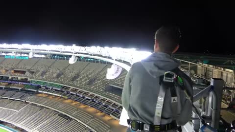 Can The World Record Frisbee Fly The Length Of This Stadium?