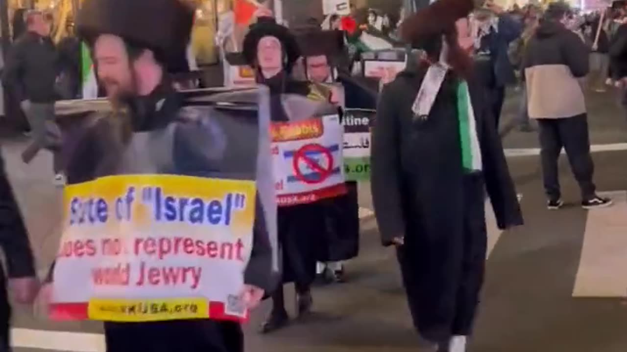 Jews protesting against Zionism and the State of Israel