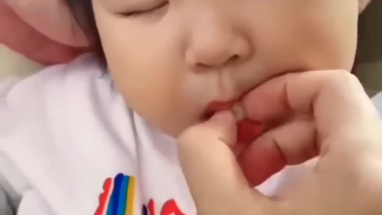 Cute baby sleep