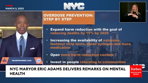 Eric Adams Announces Further Mental Health Assistance And Programs For New Yorkers