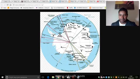 FUSOS HORÁRIOS NA ANTÁRTIDA PROVAM A TERRA PLANA