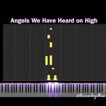 Angels we have heard on high piano tutorial