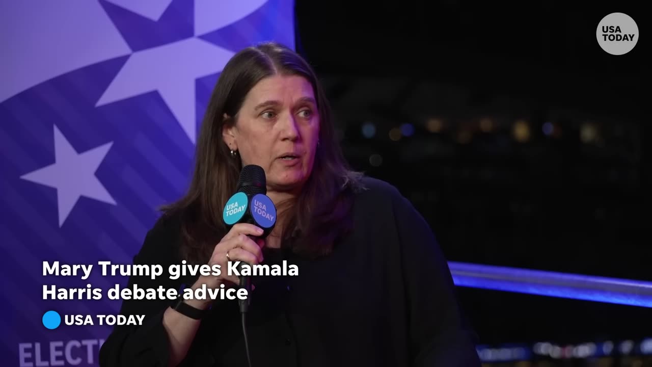Mary Trump, niece of Donald, lends debate advice to Kamala Harris | USA TODAY