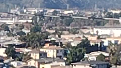 Los Angeles Mountains panorama, City Terrace