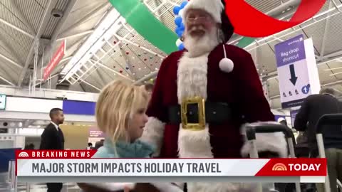 Severe Weather And Brutal Cold Cause Holiday Travel Chaos