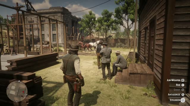 I liked this town so much, I decided not to shoot it out - Red Dead Redemption 2