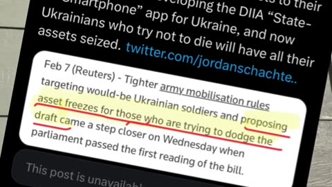 This is crazy - Ukrainians having their money tied to their phones as draft nears