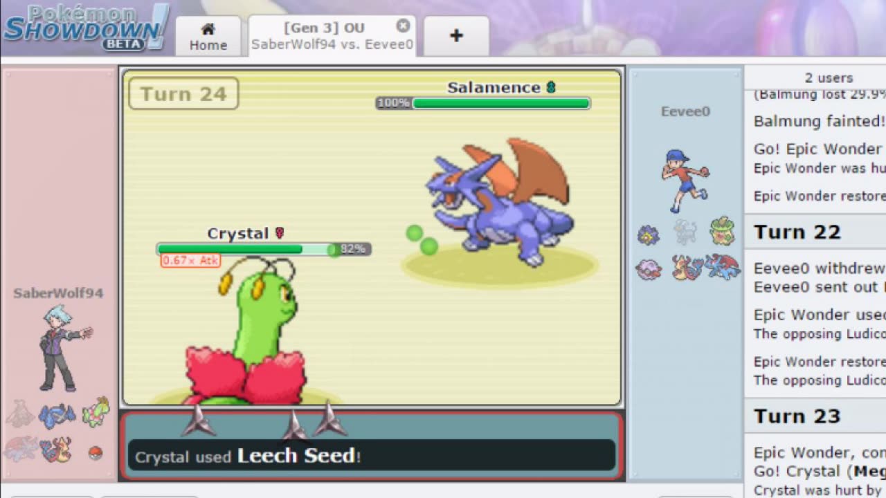 Pokemon Showdown! RSE OU Battles 4-5!