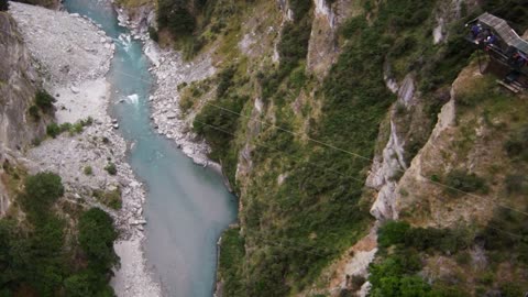 Extreme Bungy Jumping with Cliff Jump Shenanigans! Play On in New Zealand! 4K!